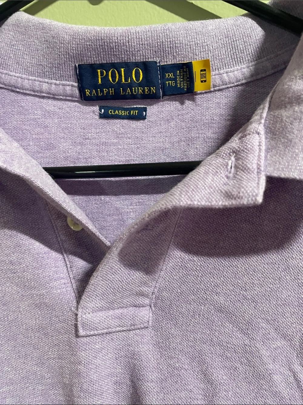 Polo by Ralph Lauren Classic Fit Lilac Men's Polo Shirt
